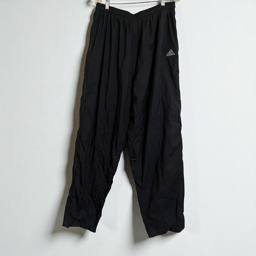 Vintage Adidas Y2K Baggy Windbreaker Basketball Track Back Zip Sweat Pants 2XL
